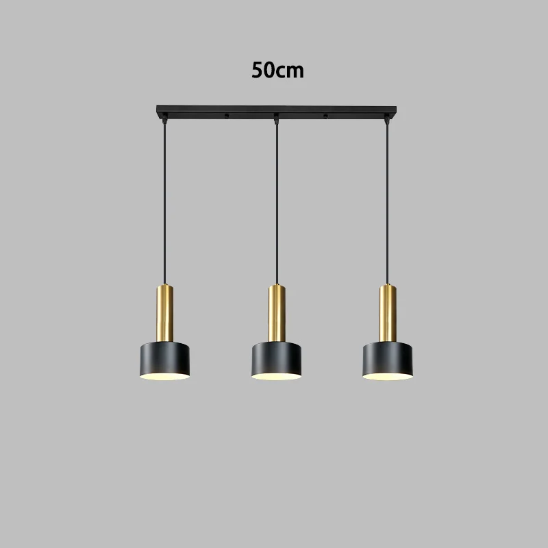 Imagem -02 - Redonda Luz Pingente de Jantar Moderna E27 Conduziu a Lâmpada Pingente para Barra Café Lâmpadas Penduradas Nordic Preto Ferro Abajur Luz Pendente