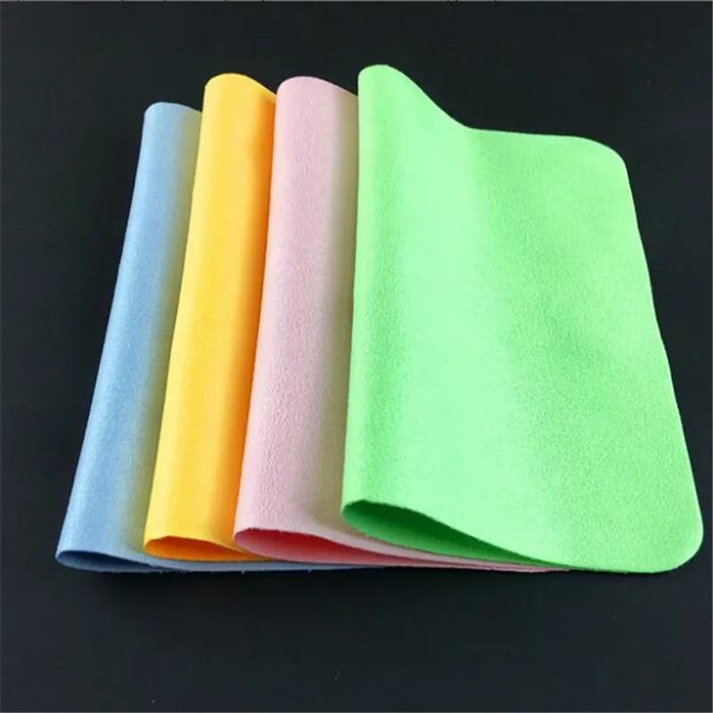 5pcs/lot Eyeglasses Chamois Sunglasses Cleaner Microfiber Glasses Cleaning Cloth For Lens Phone Screen Cleaning Clothes Wipes