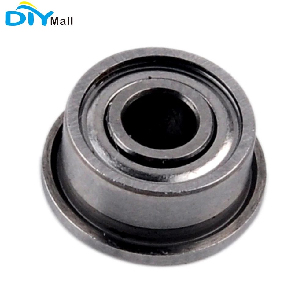 10pcs/lot 3*8*4 Cup Bearing Miniature Deep Groove Ball Flanged EV for Robot Arm