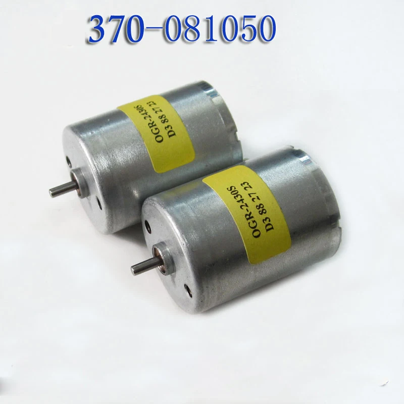 2pcs 370 Motor DC 6V 12V 24V Low Speed 980rpm 200rpm 4150rpm Electric Motors 12 V Volt Low Noise Metal Reversed DIY Toys Engine