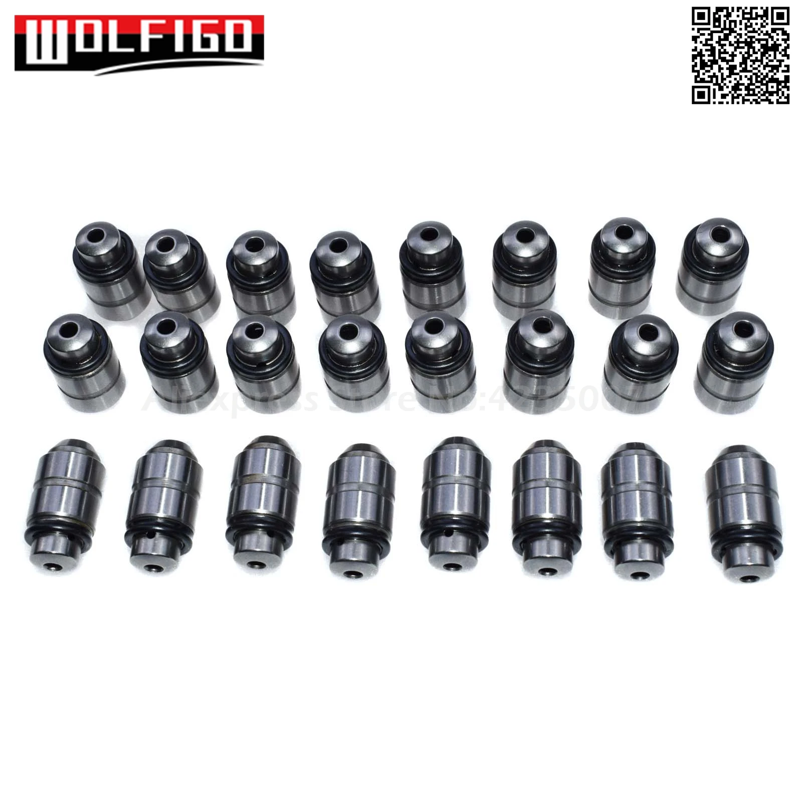 WOLFIGO 8 / 12/ 16 / 24 PCS Lifters Lash Adjusters Fit 1992-2006 Mitsubishi Eagle 2.0L 2.4L SOHC 16v 4G64 LIF101,JB2250, 2131753