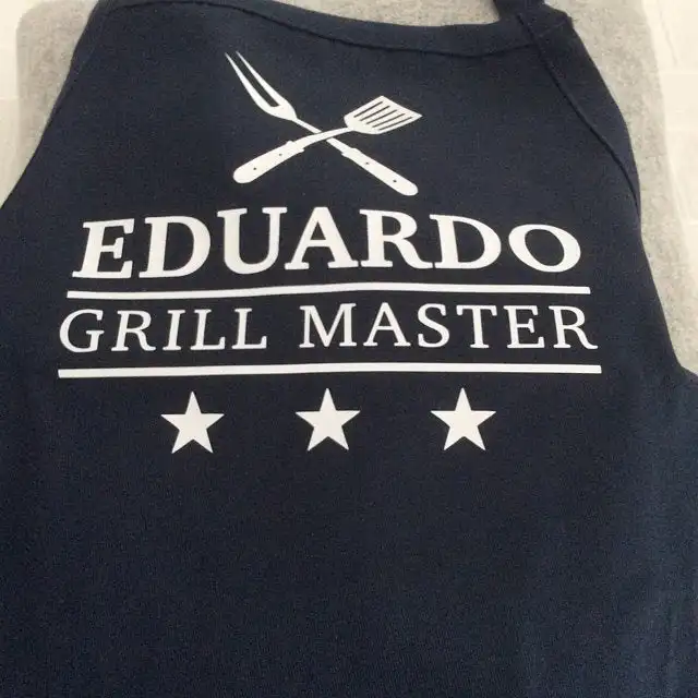 BBQ Apron for Men Custom Mens Apron Personalized Mens Apron Chef Gifts for Him Father's Day Gift Grill Master Gift for Griller