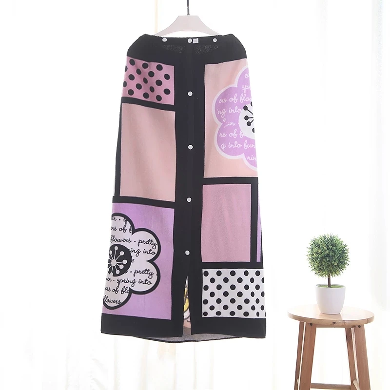 Hoạt Hình Disney Vịt Daisy 100% Cotton Lớn Khăn Quấn Váy Ngủ Váy Áo Ngực Tắm Khăn Tắm Đi Biển Cho Người Lớn Phụ Nữ