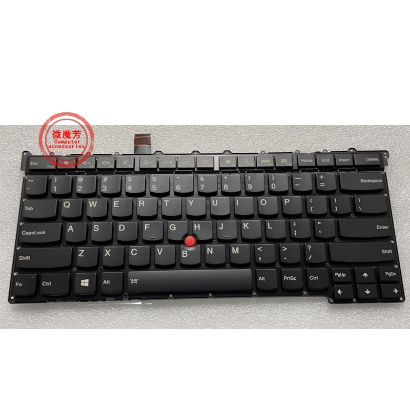 New US English Backlit Keyboard for Lenovo Thinkpad X1 Carbon 3rd Gen 20BS 20BT Backlight Teclado SM20G18605 00HT300