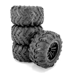 Neve de borracha Off Road Wheel para HBX 16889A,WLtoys 124017,XLH 9125,Remo Smax,Hyper Go 16208,SUCHIYU 16102 Pro, 50X85-46