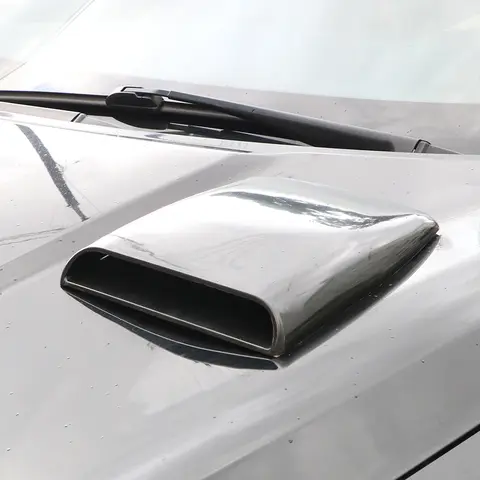 YOSOLO Luchtuitlaat Cover Decoratie Luchtstroom Intake Vent Cover Universele Auto Kap Scoop Auto Styling