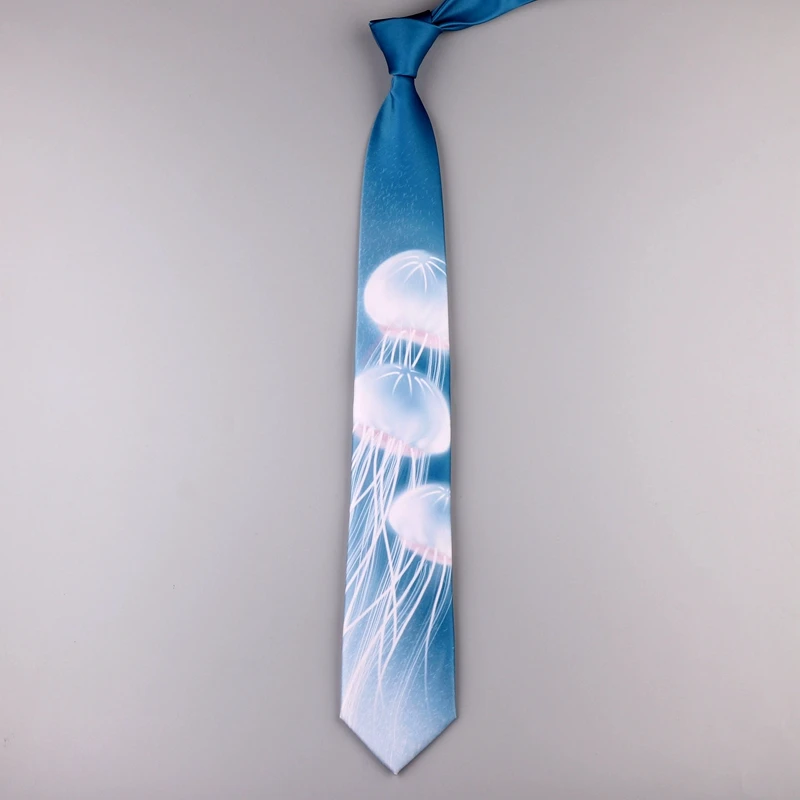 

Free Shipping New Male 2020 men's Original design personality gift necktie sea mirror 7CM printing tie female student literary