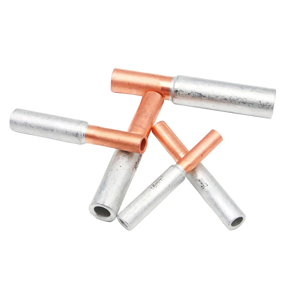 GTL-16 GTL-25 GTL-35 GTL-50 Copper Aluminum CU-AL Tube Cable Wire Bimetallic Splice Sleeve Lug Ferrule Connector Crimp Terminal