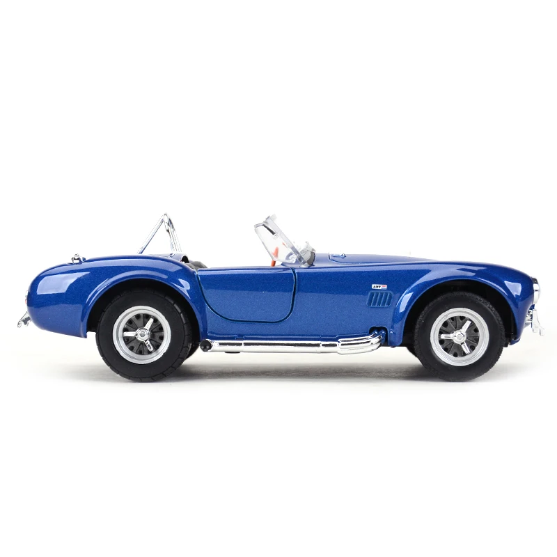 Классический автомобиль Welly 1:24 1965 Shelby Cobra 427, литые автомобили, Коллекционная модель автомобиля, игрушки