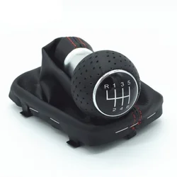 For Audi A3 S3 8L 1.6L 1996 1997 1998 1999 2000 2001 2002 2003 Hand Speed Pen Gear Shift Knob Lever Pen Gaiter Boot Cover Collar