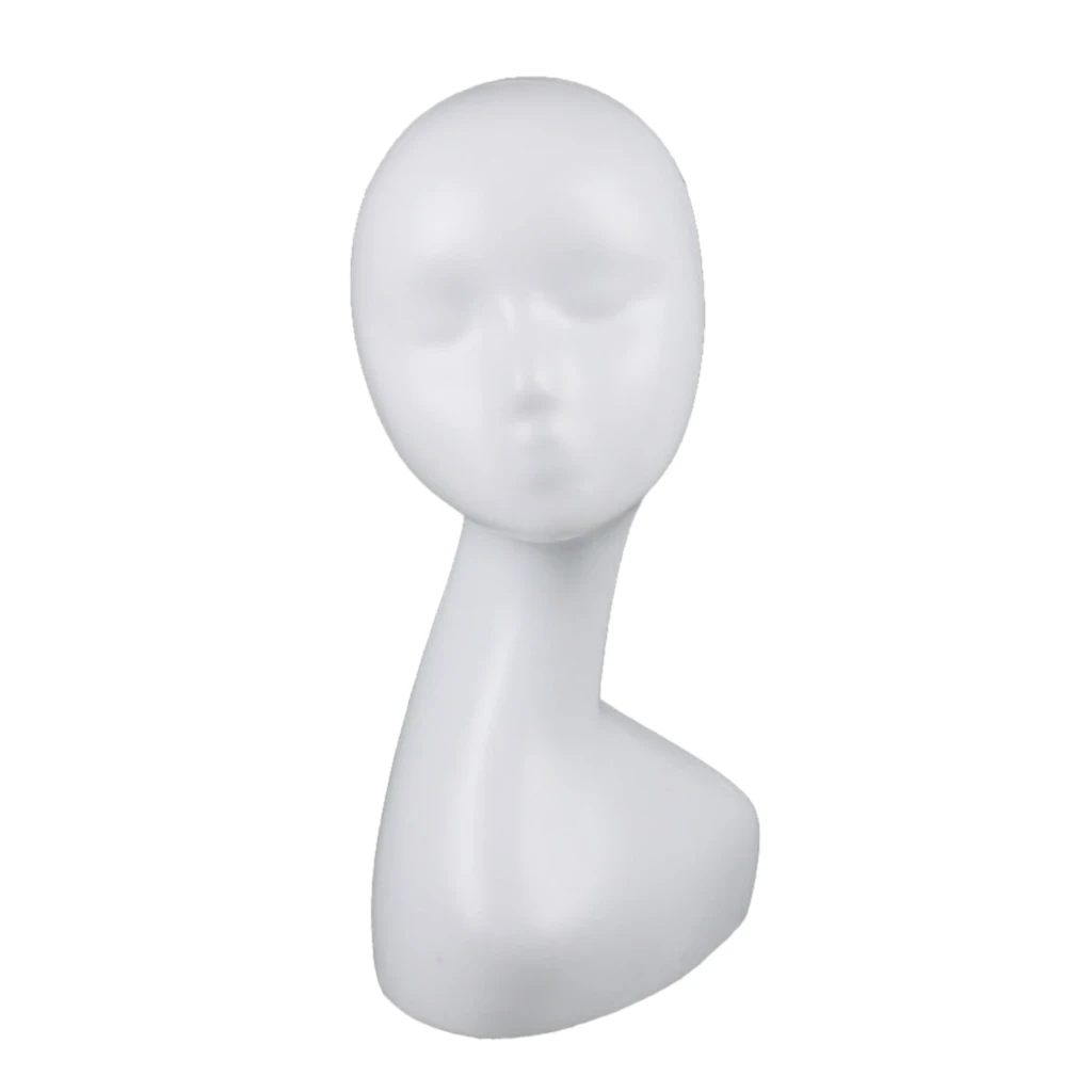 ABS Electroplated Wig Head Mannequin Manikin Head Model Wig Jewelry Hat Display Wig Holder Stand Hair Accessories Tools