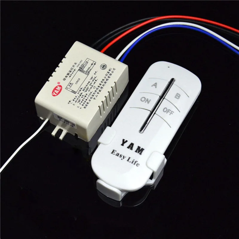 2 Ways Smart Digital Wireless Remotes Control Switch AC110V AC220V Remote Controller Through Wall for LED Light Lamp