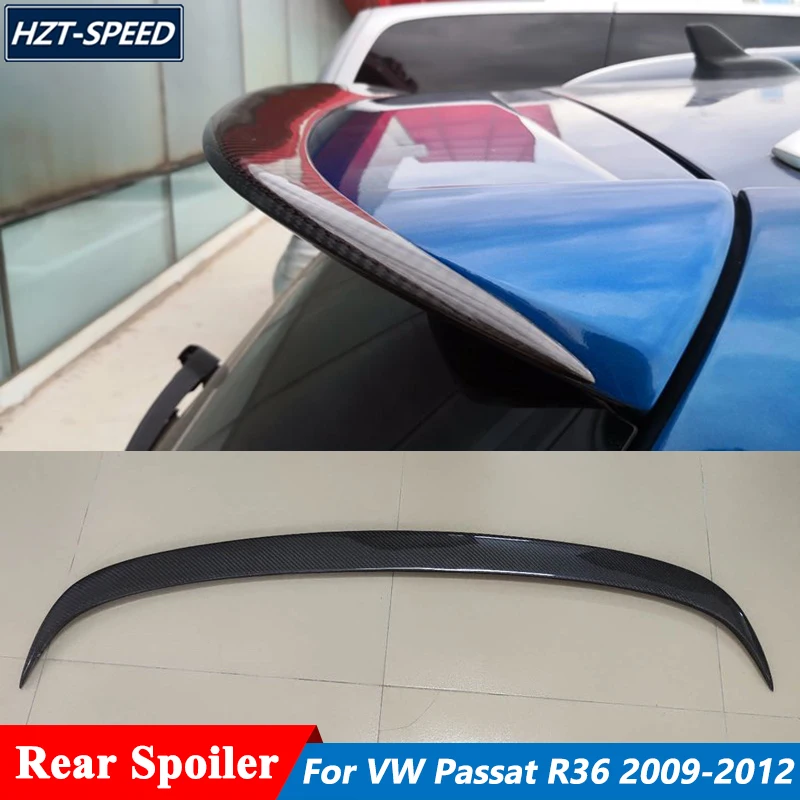 

Carbon Fiber Material Roof Wing Trunk Rear Spoiler For VW Passat R36 2009-2012