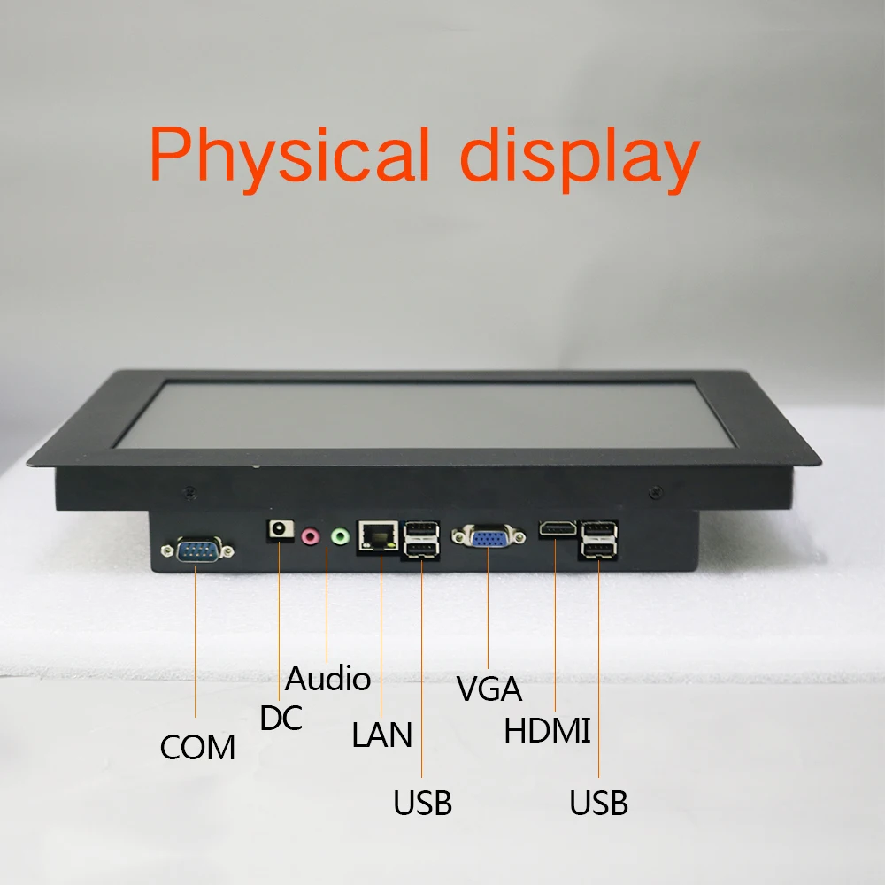 Imagem -05 - Computador Industrial do Painel do pc com Tela Táctil Resistiva Tudo em um Wifi Incorporado Rs232 J1900 para Win10 12 15 17 19 Polegada