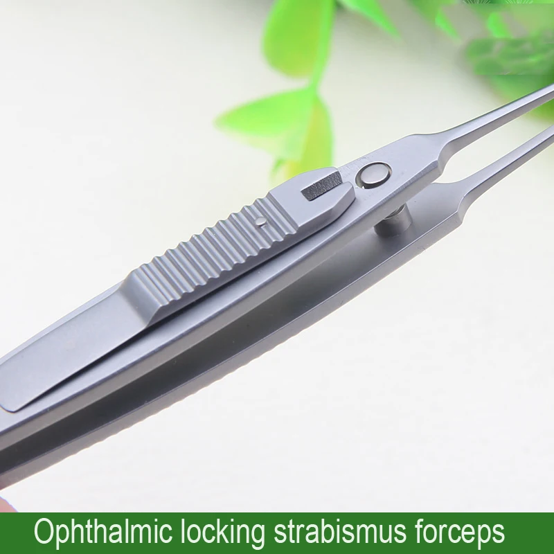 Ophthalmic microscopy Strabismus tweezers Double eyelid plastic fat tweezers Micro tweezers stainless steel Strabismus hook