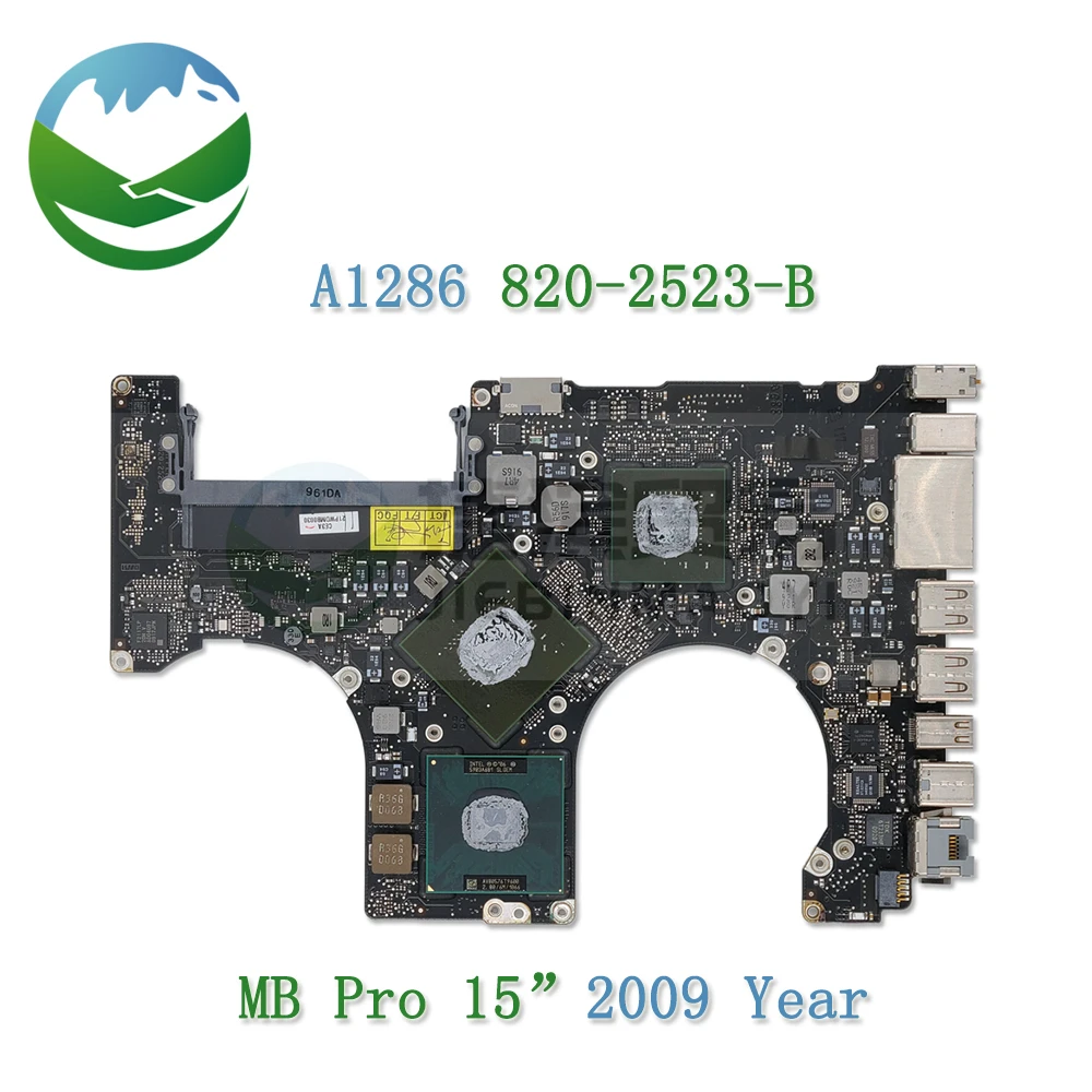 A1286 Motheboard 2009 Year A1286 Logic Board 2.66GHz 820-2523-B for MacBook Pro 15.4