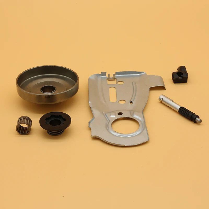 Kit d'engrenage à vis sans fin pour Husqvarna, tambour d'embrayage, pompe à huile, plaque de piston, tronçonneuse à gaz de jardin, pièces de rechange, 325, 340, 345, 503875701 ", 7T