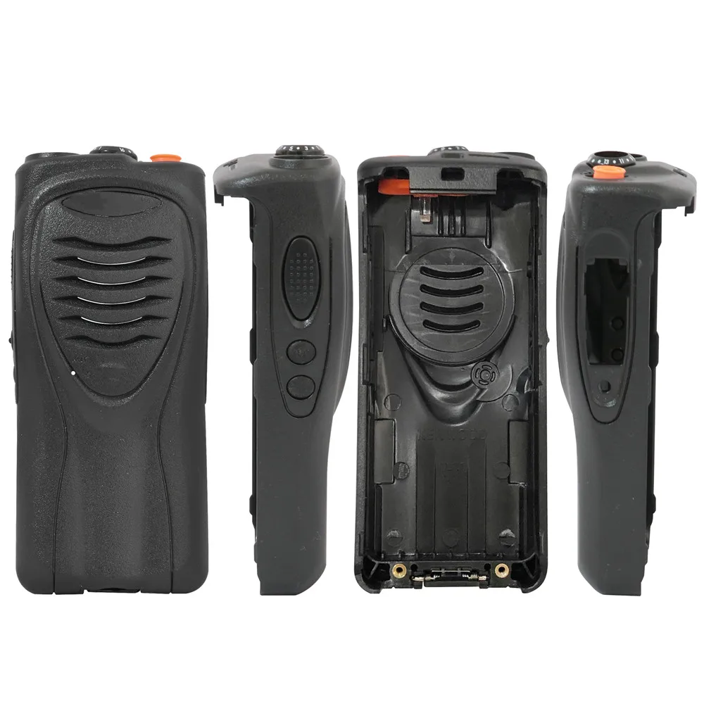 Walkie Talkie Replacement Front Housing Case Shell Kit For TK3207 TK2207 TK3202 TK2202 Two Way Radio With Konbs Dust Cover