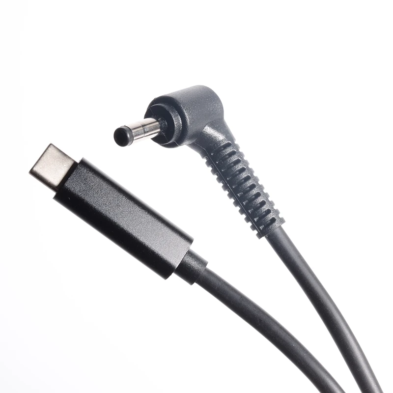 (4.0x1.7mm) 레노버 4.0*1.7mm DC 플러그 커넥터용 USB 유형 C PD 노트북 충전 케이블, 전원 어댑터 변환기 노트북 충전기