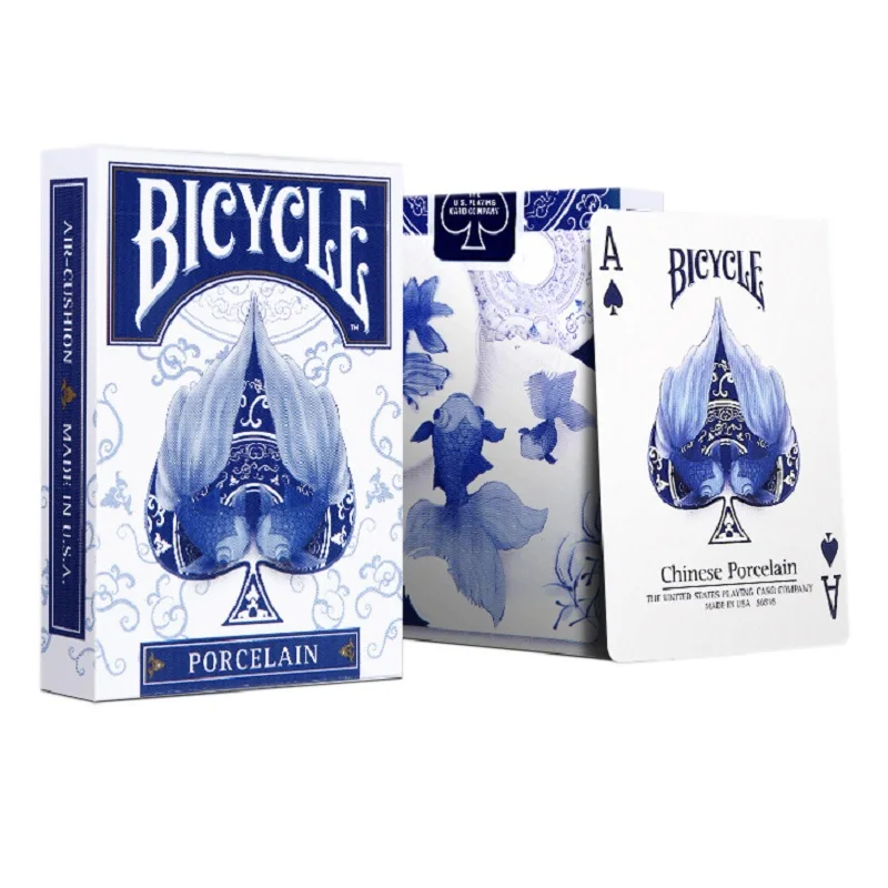 

Bicycle Porcelain Playing Cards Chinaware Deck USPCC Collectable Poker Magic Cards Games Magic Tricks Props for Magician