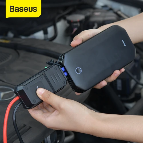 Baseus-arrancador de batería de coche, Banco de energía de batería, estación de energía portátil, cargador de coche de 800A, arranque de salto, dispositivo de refuerzo de emergencia automático