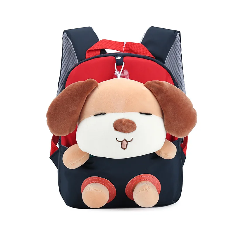 2024 New Plush puppy kids backpack girls lightweight preschool backpack Cartoon cute backpack small children\'s kindergarten bags