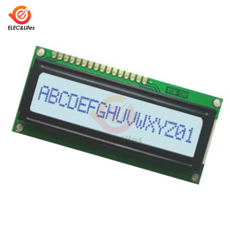 5V LCD Screen 1601 16X1 Character Digital LCD Display Module 1602LCD LCM STN SPLC780D KS0066 Backlight 16 Single Row Interface