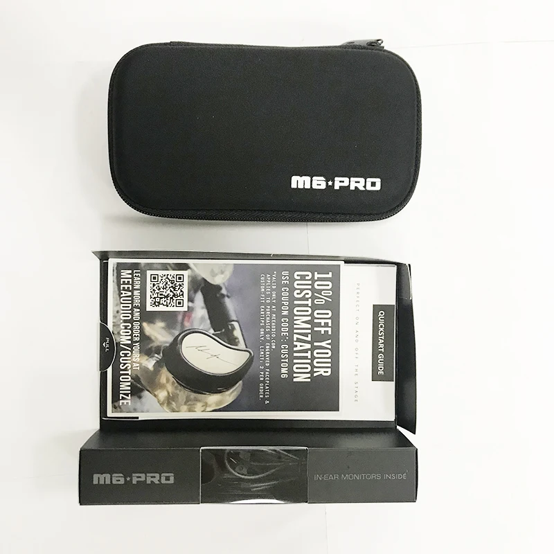 Original MEE M6 PRO 2nd Noise Canceling 3.5mm HiFi In-Ear Monitors Earphones with Detachable Cables Wired earbuds