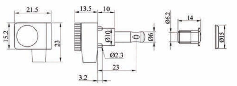 1 Set 6 In-line No Screw Locking Electric Guitar Machine Heads Tuners Lock String Tuning Pegs Gold Golden