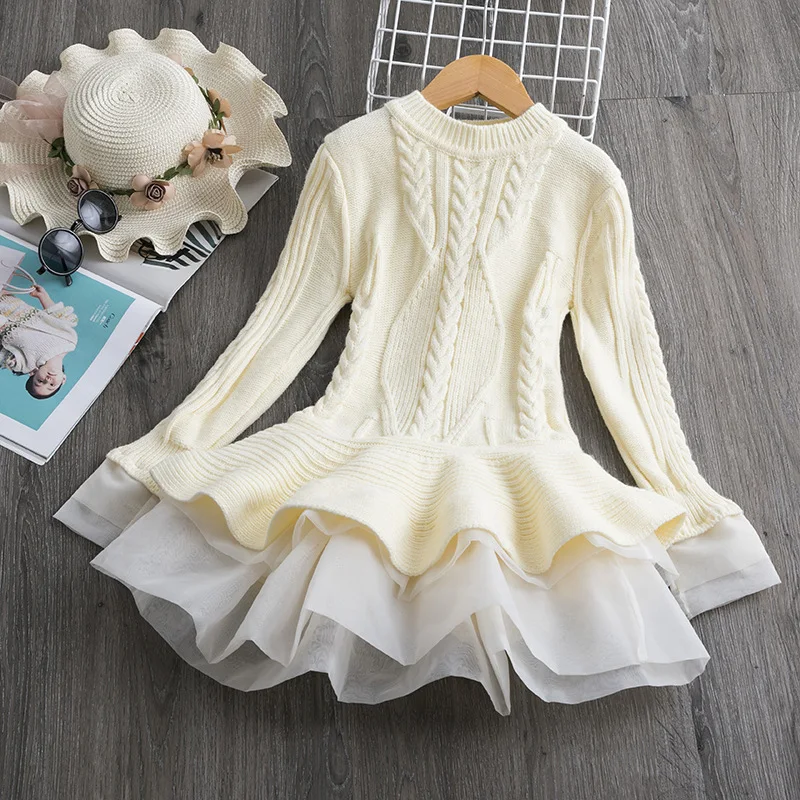 Girl Dress Winter Knitted Chiffon Dress Girl Christmas Party Long Sleeve Children Clothes Kids Dresses For Girls New Clothing - AliExpress 1501 Girl Dress Winter Knitted Chiffon Dress Girl Christmas Party Long Sleeve Children Clothes Kids Dresses For Girls New Clothing - AliExpress 1501
