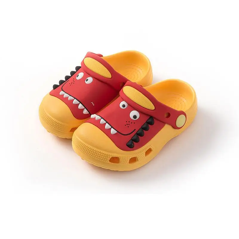 2-18y bambini muli e zoccoli estate bambino bambino ragazzi e ragazze sandali cartone animato dinosauro pantofole scarpe da giardino per bambini H19