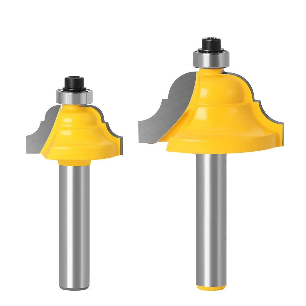 8mm shank Corner Round Over Router Bit with BearingMilling Cutter for Wood Woodwork Tungsten Carbide