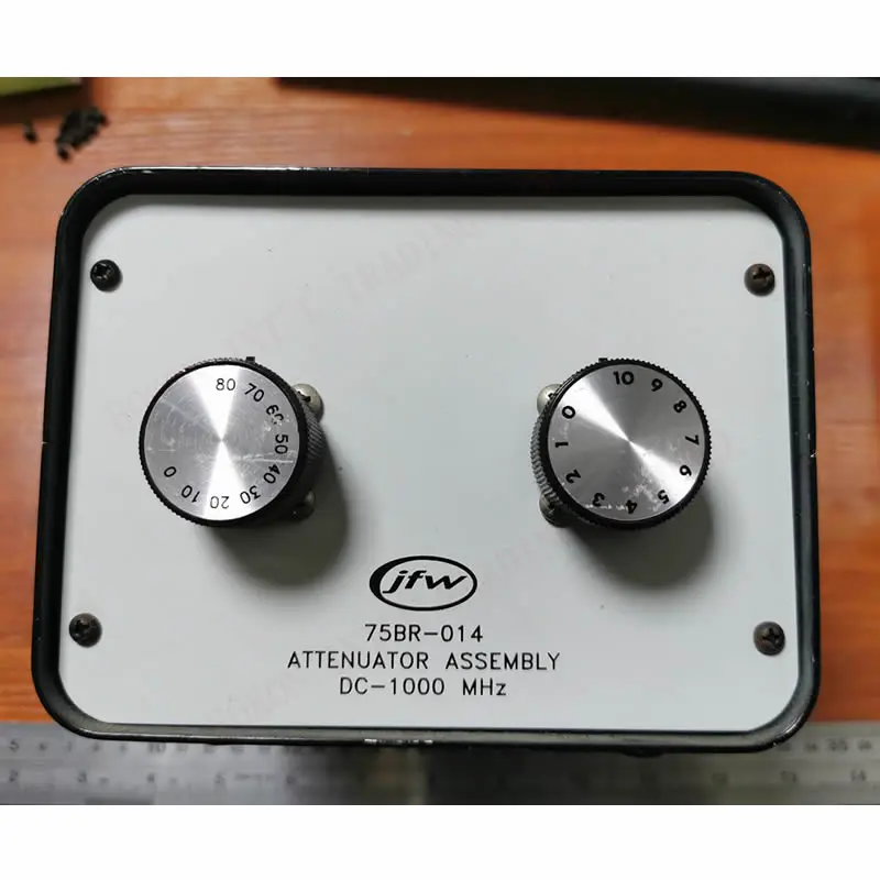 BENCH TOPโรตารี่ATTENUATOR 75 Ohm Benchtop Attenuator DC-1000 MHz 0-90dB 75BR-014 1 วัตต์ 75 โอห์ม 75BR-014F DC-1GHz