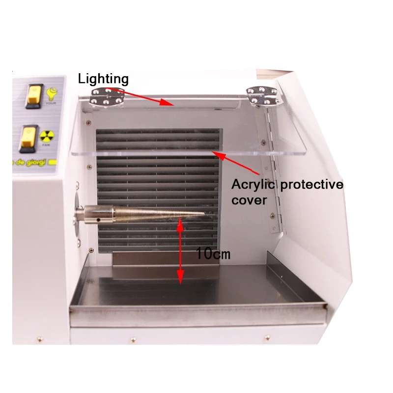 Single Head Cloth Wheel Polishing Machine Gold And Silver Jewelry Mirror Polishing Machine Speed Control Polishing Machine