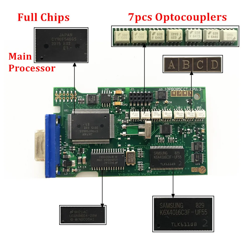 Lexia3 Full Chips Firmware 921815C LEXIA 3 PP2000 Diagbox V9.91 V7.83 For Citroen/Peugeot 12 NEC Relay 7 Optocouplers