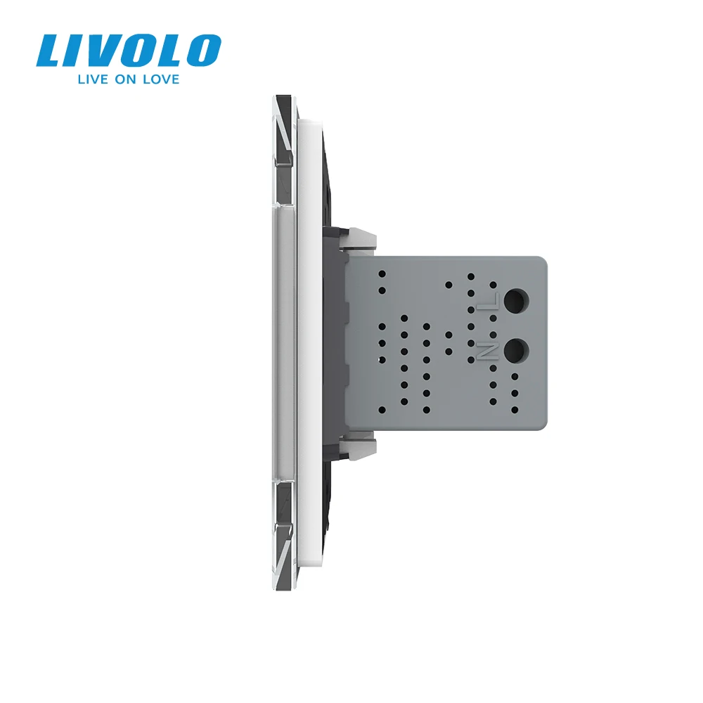 Imagem -04 - Livolo Painel de Vidro Cristal Dois Gang Usb Tomada de Carga Tomada de Parede Vl-c792u11 122 Cores Nenhum Logotipo