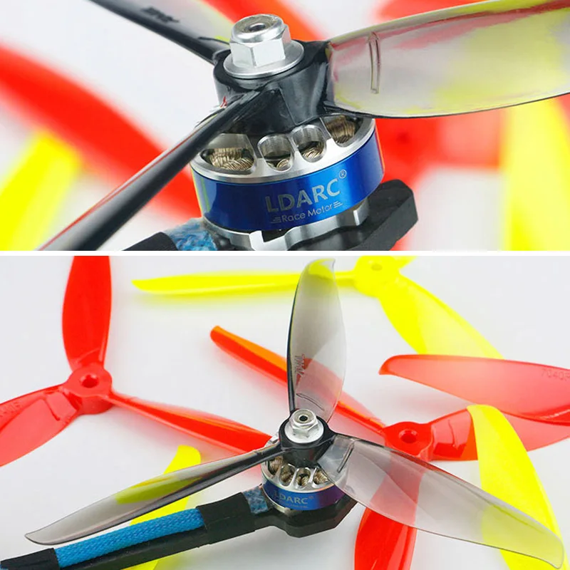 16pcs/lot High Quality 7040 7 Inch 3 Blade Propeller 8 CW 8 CCW for RC Drone FPV Racing Quadcopter DIY Accessories Parts