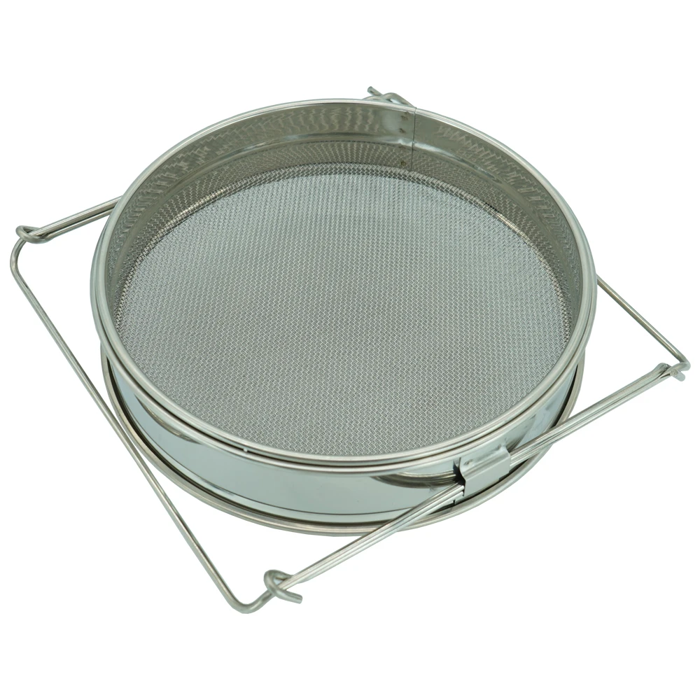 

Stainless Steel Double Sieve Honey Strainer Reusable Yogurt Debris Extractor Beekeeping Equipment Filter Apiculture Extract Tool