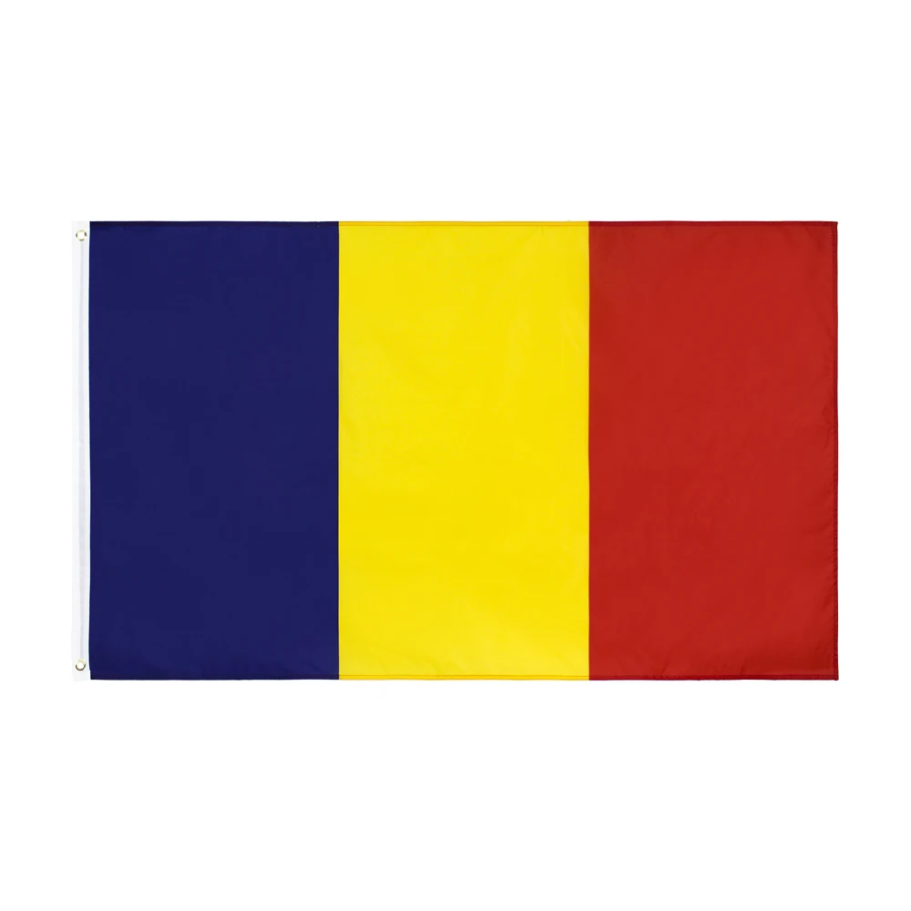 90*150cm blue yellow red ro rou Romania flag For Decoration