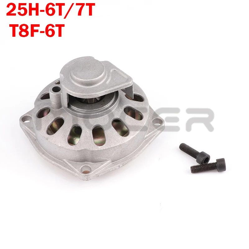 Skrzynia biegów bębna sprzęgła T8F 25H 6/7T zębatka do 47cc 49cc rowery kieszonkowe Mini Quad ATV Minimoto skuter Buggy gokart