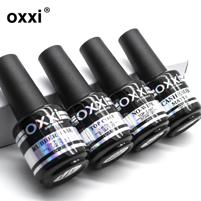 Oxxi Nieuwe Fluwelen Matte Top Jas Semi-Permanente Uv Nagel Gel Lak Hybrid Nagels Art Desgin Matt Gellak Led rubber Base En Top