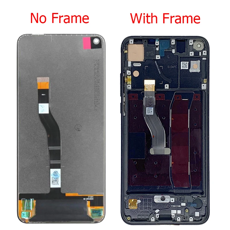 Nova 4 LCD For Huawei Honor View 20 V20 Display With Frame 6.4\