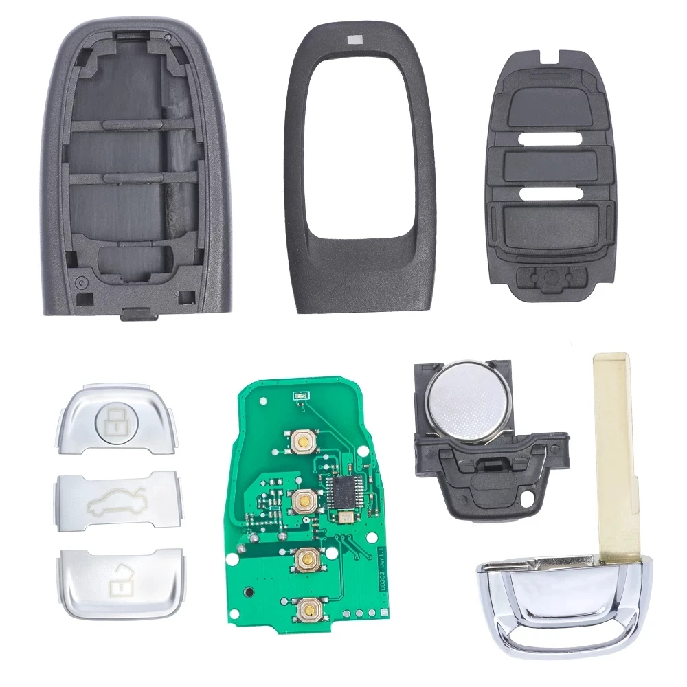 KEYECU 8T0959754C 315MHz Für Audi A4 A4L A5 A6 A7 Q5 Auto-Fernbedienungsschlüssel 8T0959754F 433MHz 8T0959754D 868MHz ID46 PCF7945AC Chip – Detail 5
