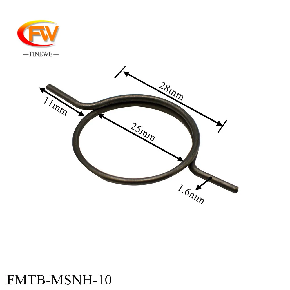 FINEWE 5pcs/lot 1.5-1.6mm wire spring steel door lock spring lever return spring electronic locks handle anti-theft door spring