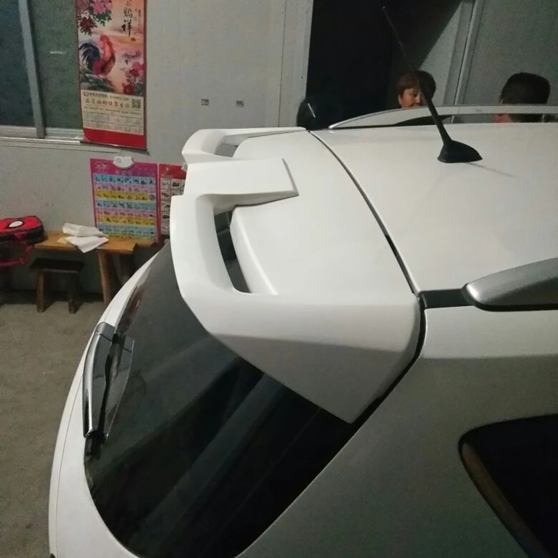 Für Escape Kuga Spoiler ST ABS Material Auto Hinten Flügel Primer Farbe Heckspoiler Für Ford Escape Kuga ST Spoiler 2013-2017