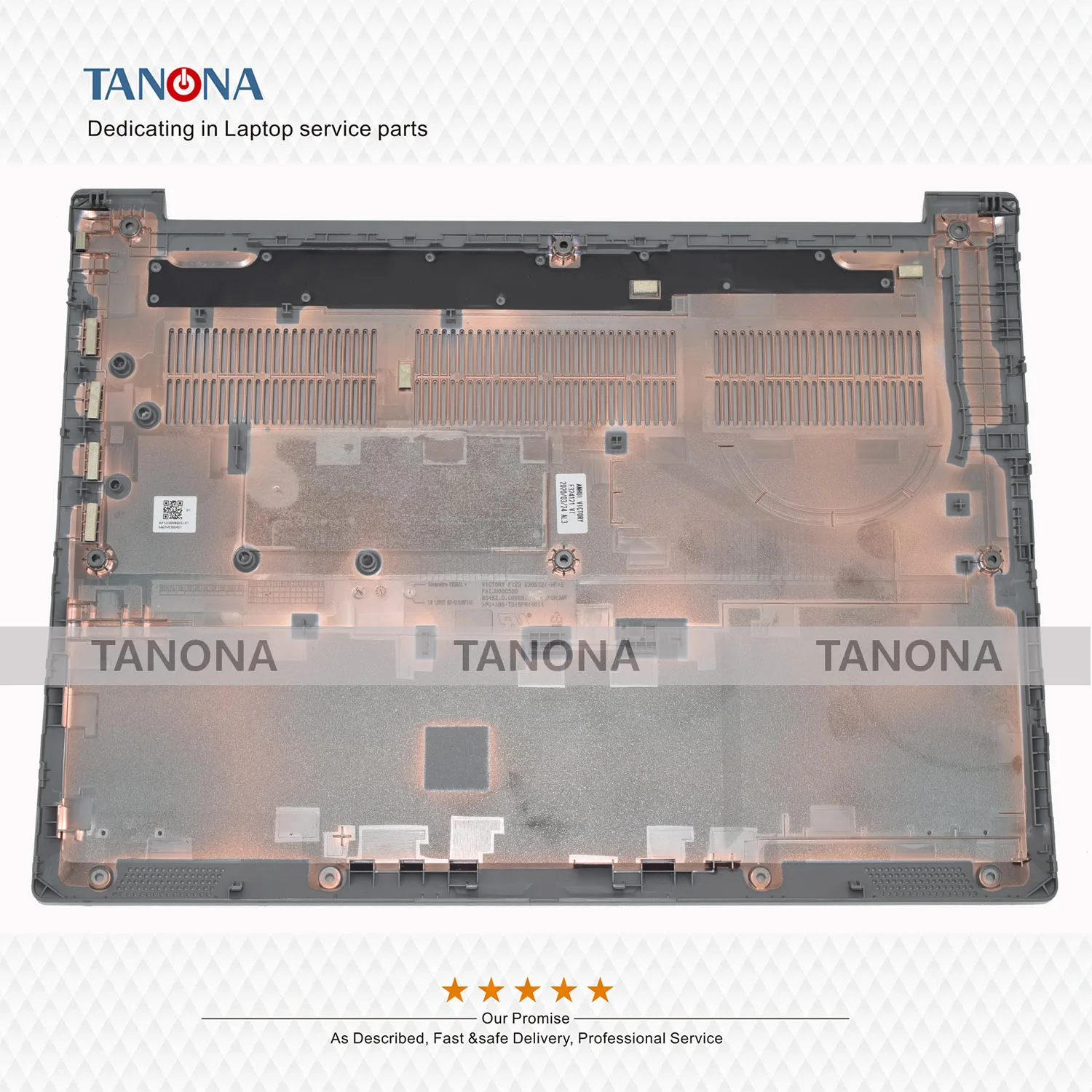 Custodia Base Inferiore Per Lenovo IdeaPad 3-14IIL05 14IML05 14ARE05 – Colore Grigio Argento, Nuova