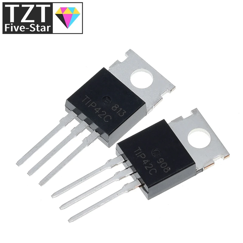 10PCS TIP42 TIP42C POWER TRANSISTORS(6A,40-100V,65W) Best quality!