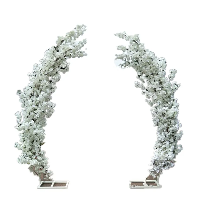 

Elegant Wedding Decorations Cherry Blossom Arch Door Road Lead Set For Event Backdrop DIY Display Suppies