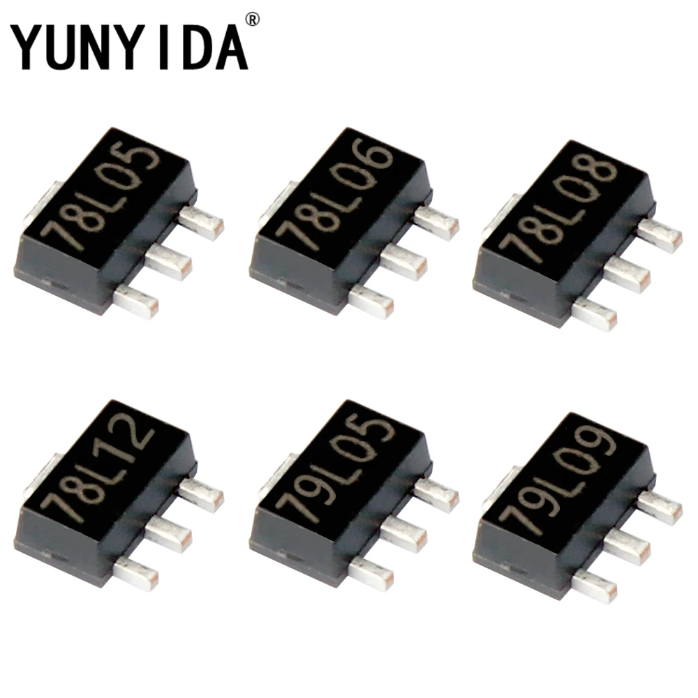 20PCS  SOT-89  78L05  78L06  78L08 78L09 78L10 78L12 78L15 79L05 79L09 79L15