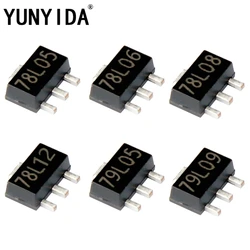 20PCS  SOT-89  78L05  78L06  78L08 78L09 78L10 78L12 78L15 79L05 79L09 79L15